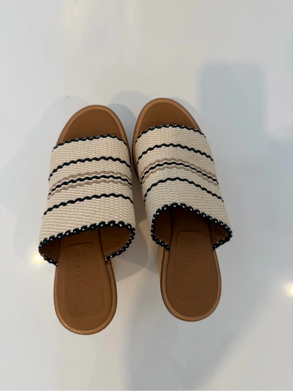 See By Chloe Woven platform wedge sandal